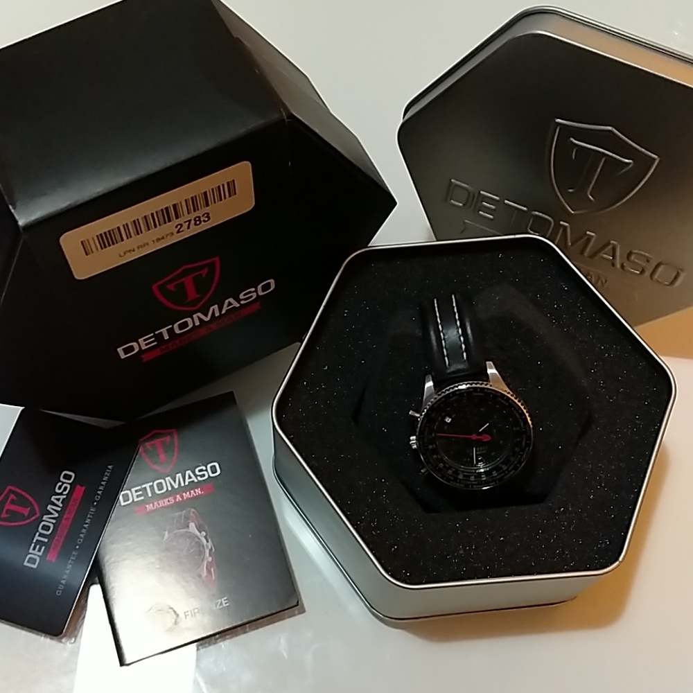 Detomaso SL1624C-BK Firenze Watch